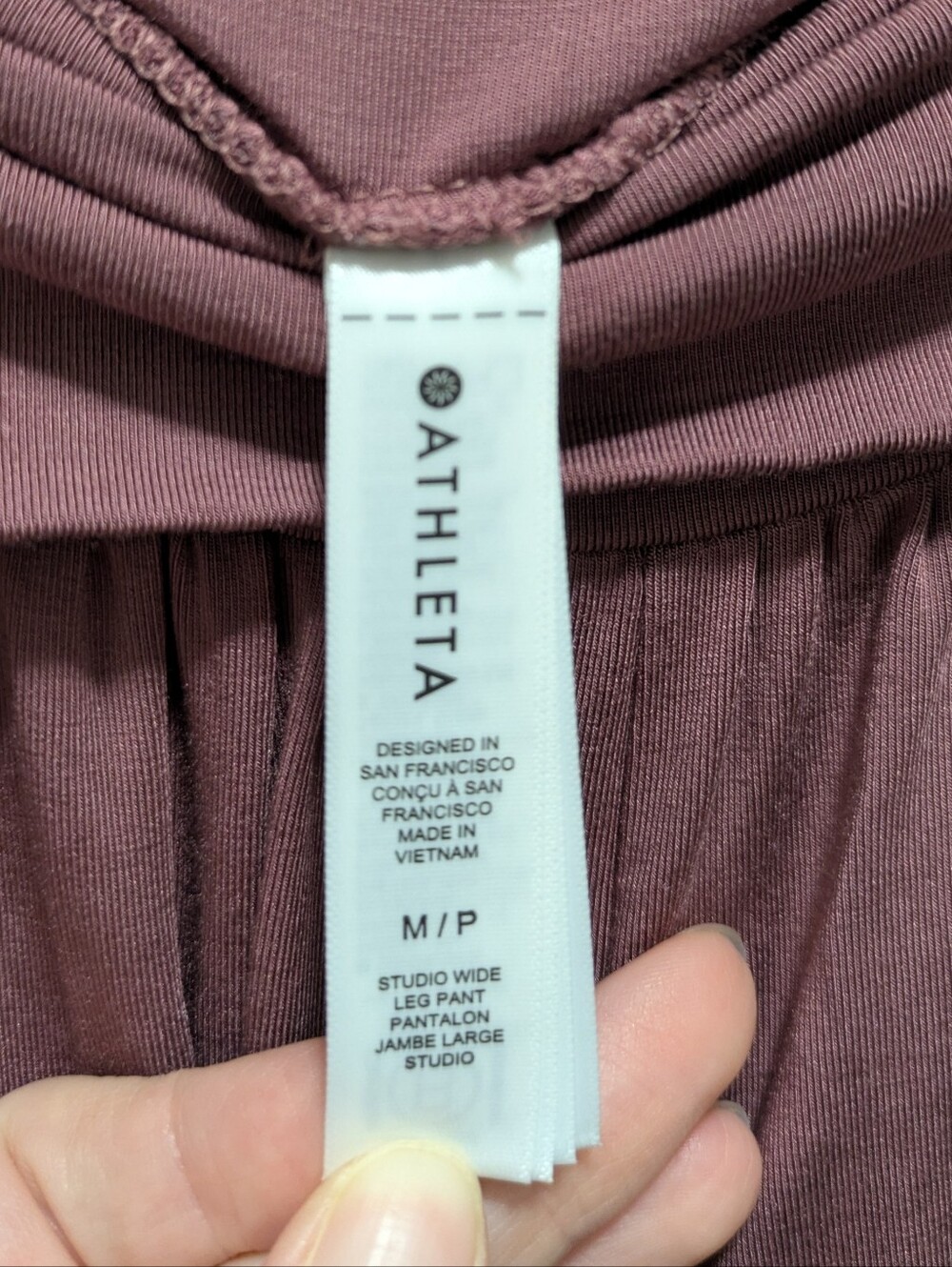 Athleta Studio Wide Leg Pant - Picture 3 of 4